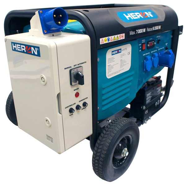 HERON 421 WHITE 1 fazisu 68 kVA es veszhelyzeti aramfejleszto i31457