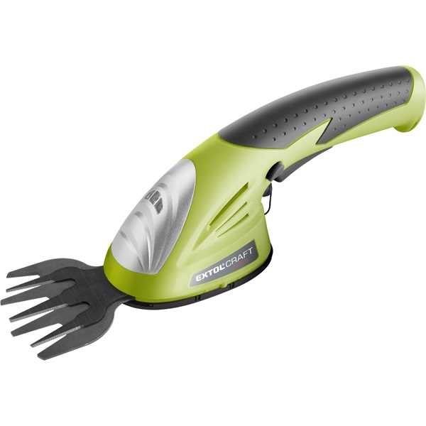 EXTOL CRAFT akkus fűnyíró olló, 3,6V, beépített Li-ion akku, 1300mA [ 415120 ]