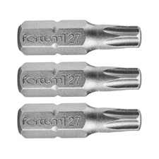 FORTUM behajtóhegy TORX, 3 db, S2 acél; T 40×25mm, bliszteren [ 4741440 ]