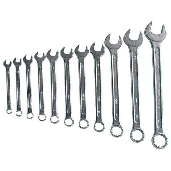 EXTOL CRAFT csillag-villás kulcs klt., W.S.; 8db, 7-19mm, műanyag tartóban [ 6319B ]