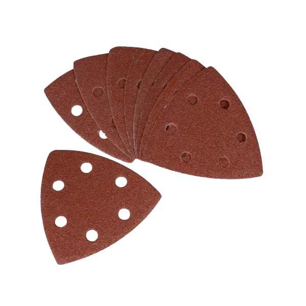 EXTOL PREMIUM delta csiszolóvászon klt., 20 db a 417200 és 417220 géphez, fára, 93×93mm, 5×P40, 5×P60, 5×P80, 5×P120 [ 8803835 ]