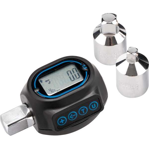 EXTOL PREMIUM digitális nyomaték adapter, hangjelzéssel, 1/2", 20-200Nm, adapterek: 1/4"és 3/8" [ 8825300 ]