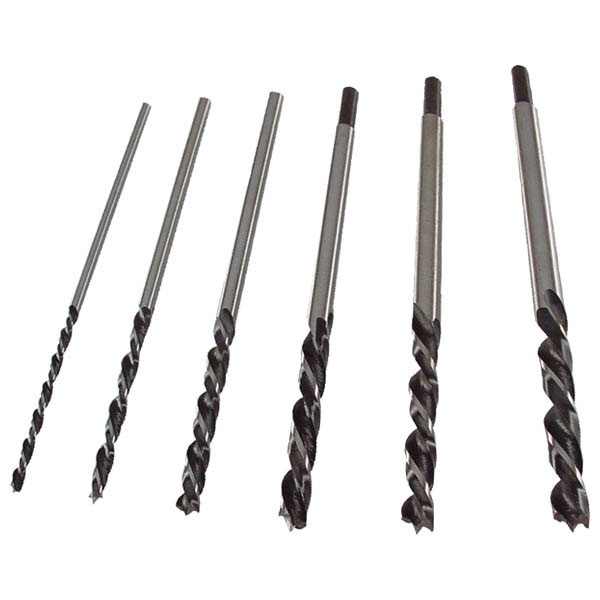 EXTOL CRAFT fafúró klt., műanyag tartóban; 6db, 300mm×6-8-10-12-13-14mm [ 1156 ]