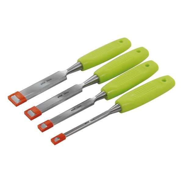 EXTOL CRAFT favéső készlet műanyag nyél, bliszteren ; 4db-os: 6-12-18-24mm [ 3932 ]