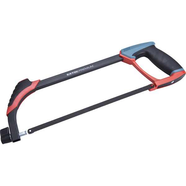 EXTOL PREMIUM fémfűrész; 300mm, acél váz, ALU + ABS/TPR gumis markolat [ 8812102 ]