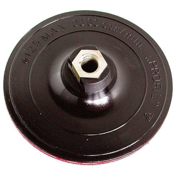 EXTOL CRAFT gumitányér sarokcsiszolóhoz; 125mm, tépőzáras [ 108500 ]