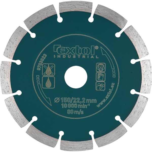 MB gyémántvágó, ipari korong, szegmenses; 150mm, száraz vágásra [ 8703033 ]