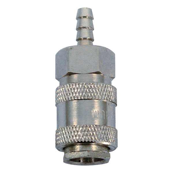 EXTOL PREMIUM gyorscsatlakozó-hüvely, tömlővéggel, 1/4", nikkelezett réz, bliszteren [ 8865117 ]