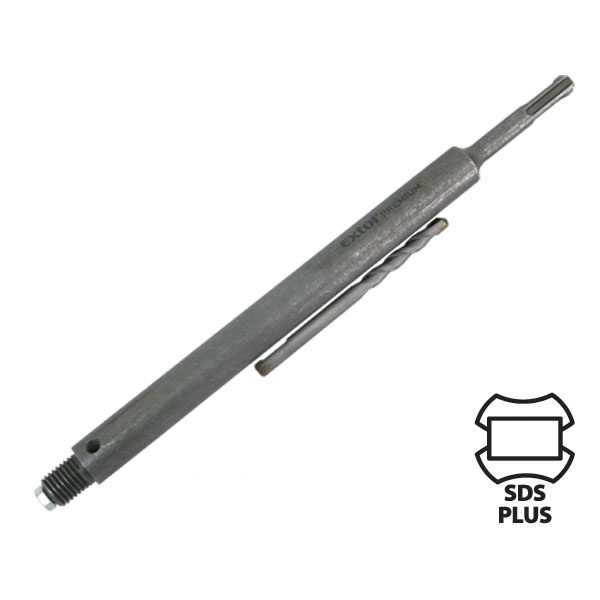 EXTOL PREMIUM hosszabbító szár központfúróval, 300mm hosszúság, SDS befogás, Extol Prémium tégla körkivágókhoz [ 8801950 ]