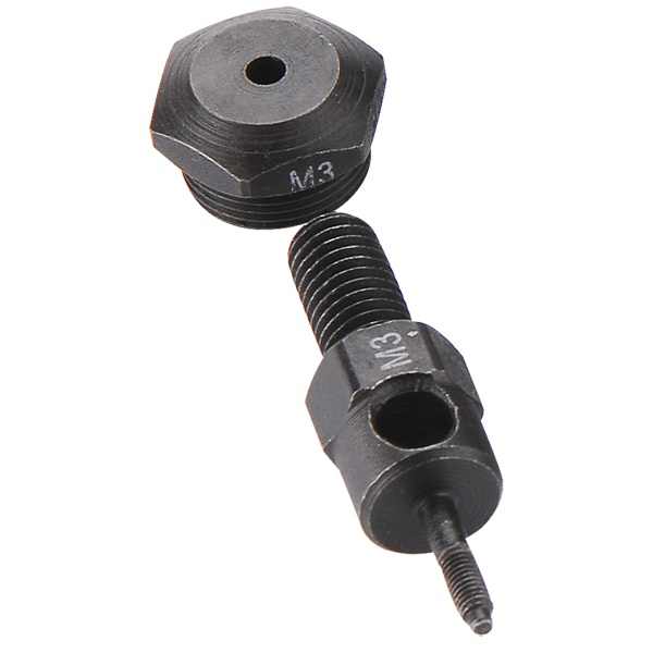 FORTUM húzópofa és menetes húzószár klt., M10, 4770630 és 4770632 szegecsanyahúzóhoz, CrVMo [ 4770697 ]