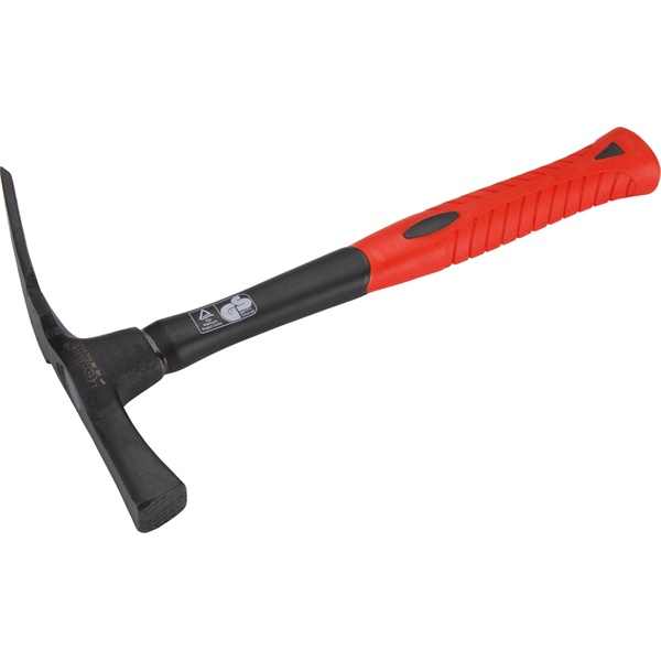 EXTOL PREMIUM kőműves kalapács, berlini; 600g, szeghúzós üvegszálas nyéllel, TÜV/GS [ 8811210 ]