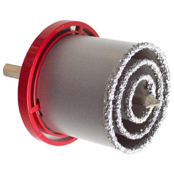 EXTOL CRAFT körkivágó klt. volfrám; (33-53-73mm) téglához, csempéhez, fúrógépbe fogható, hexagonális befogás [ 19600 ]