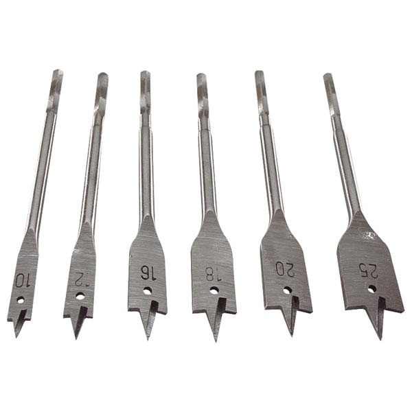 EXTOL CRAFT központmaró fához; 6db, 10-12-16-18-20-25mm, műanyag tartóban [ 1170 ]