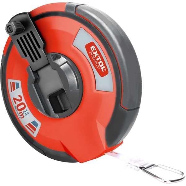 EXTOL PREMIUM mérőszalag, gumírozott, 20m×13mm [ 8821092 ]