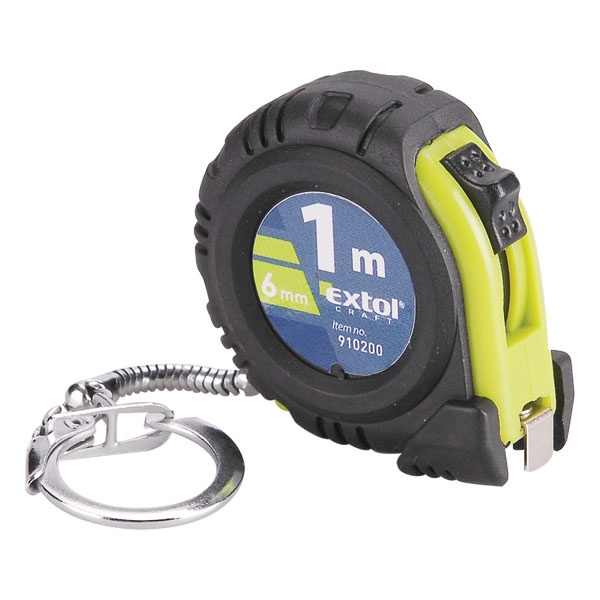 EXTOL CRAFT mérőszalag kulcstartó; 1m [ 910200 ]