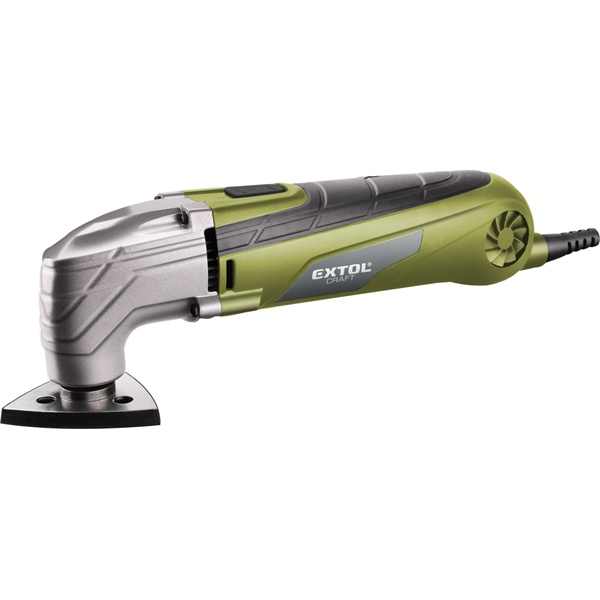 EXTOL multifunkciós szerszámgép, 300W, fordulatszám: 15.000-21.000/perc, 3 db cserélhető fej, 1,1 kg [ 417220 ]