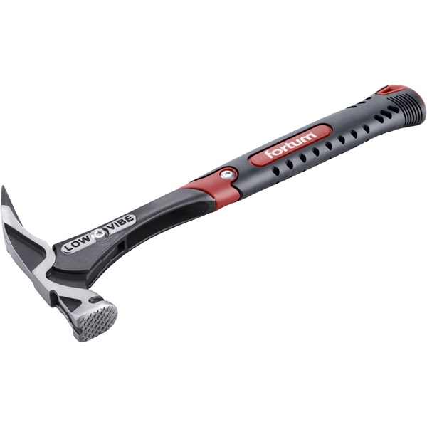 FORTUM palázó kalapács kovácsolt, mágneses; LOW-VIBE vibráció csökkentő nyél, 680 g, két komponensű gumírozott/műanyag markolat [ 4751100 ]