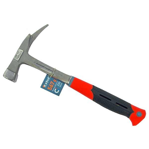 EXTOL PREMIUM palázó kalapács kovácsolt, mágneses ; egy darabban kovácsolt nyéllel, 576g, két komponensű gumírozott/műanyag markolat [ 8811402 ]