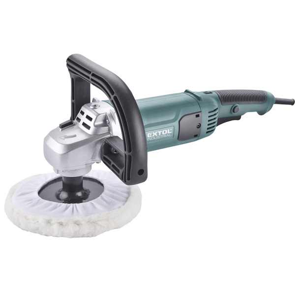 EXTOL INDUSTRIAL sarok-polírozógép 180 mm 1400W, 1300-3900 ford/perc, papír doboz [ 8792500 ]