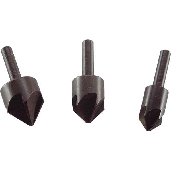 EXTOL süllyesztő klt. fához, 3db 12-16-19mm, 90°-os, befogás: 6mm kör keresztmetszetű szár [ 930040 ]