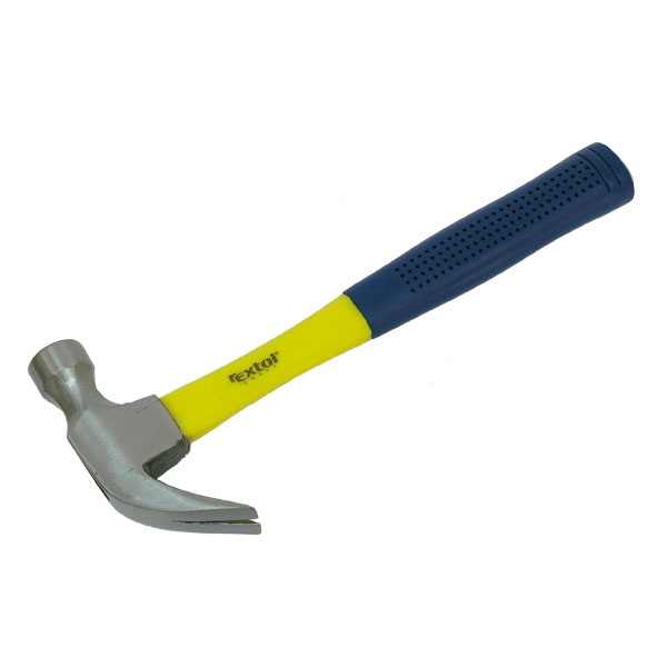EXTOL CRAFT szeghúzó kalapács; üvegszálas nyél, 27mm, kovácsolt fej, 600g [ 2127 ]