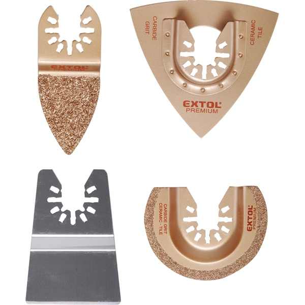 EXTOL PREMIUM tartalék fej klt., 4 db a 417200 és 417220 géphez, csempéző munkákhoz [ 8803822 ]