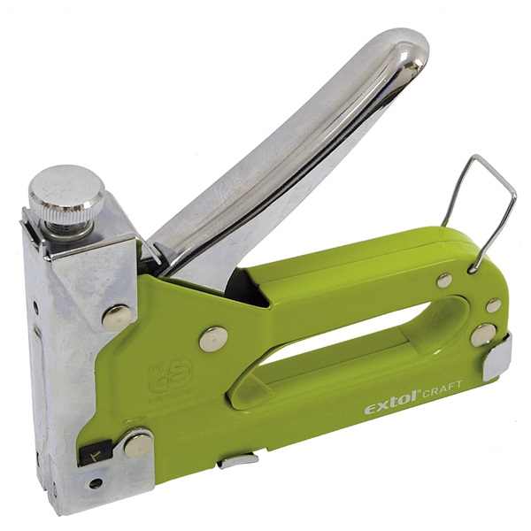 EXTOL CRAFT tűzőgép fémházas, TÜV/GS, 10,6-11,3×1,2mm [ 9176 ]