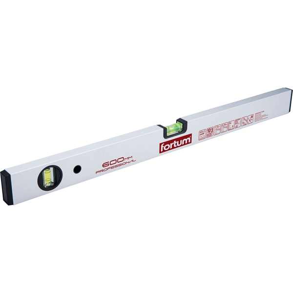 FORTUM vízmérték 0,5mm/m pontos ( alu.), elektronikusan kalibrált libella FORTUM; 400mm [ 4783574 ]
