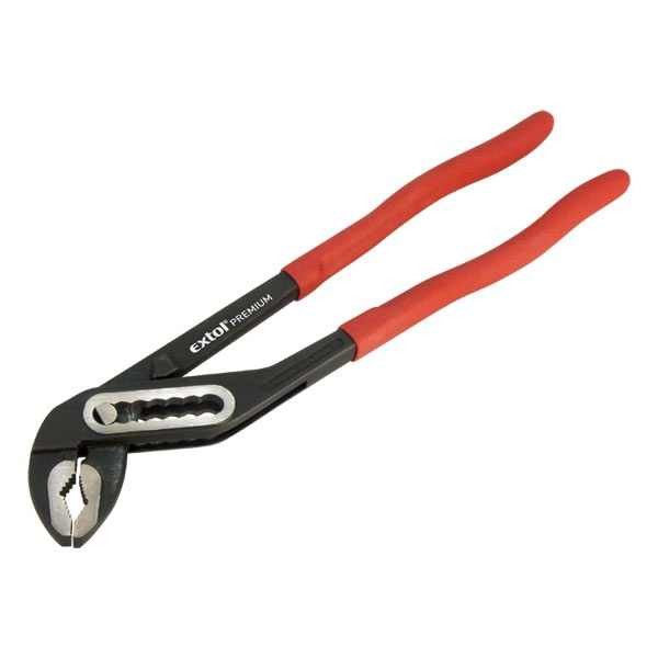 EXTOL PREMIUM vízpumpa fogó, 300mm, TÜV/GS, szivacsos nyél, akasztós szerszámtartó [ 8813159 ]