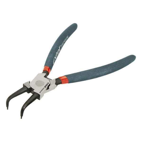 EXTOL PREMIUM zégerfogó, hajlított belső; 175 mm, CV. (5db/doboz) [ 8813512 ]