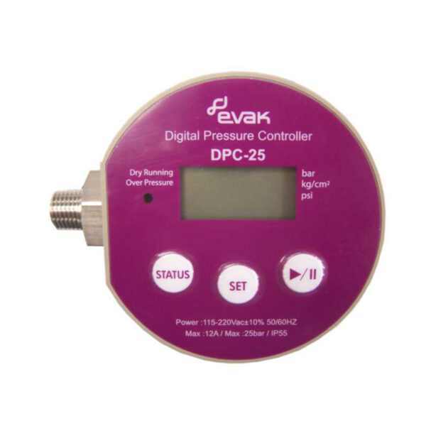 EVAK DPC-25 digitális szivattyúvezérlő – nagy nyomástartomány