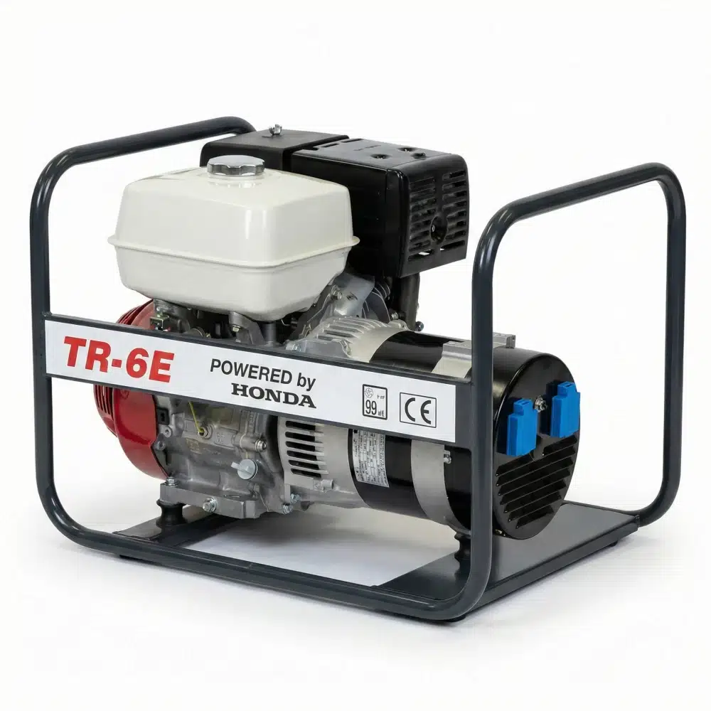 Tresz TR-6E ipari erőmű Honda GX-390 motorral és 26 Amper teljesítménnyel