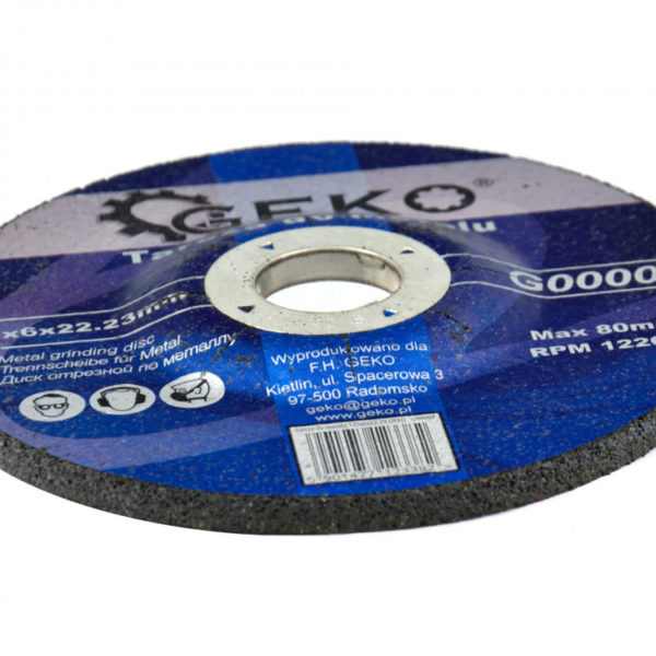 GEKO Csiszolókorong fémre 125x6 [ G00009 ]