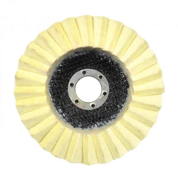 GEKO Lamellás polírozótányér filces GEKO Premium 125x22mm (10/100) [ G00386 ]