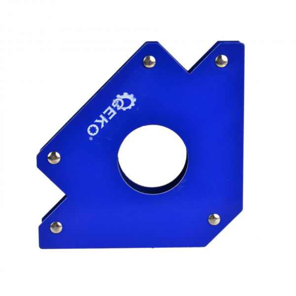 GEKO Mágneses munkadarabrögzítő, Sarokmágnes hegesztéshez, Mágneses derékszög 34.5kg [ G01873 ]