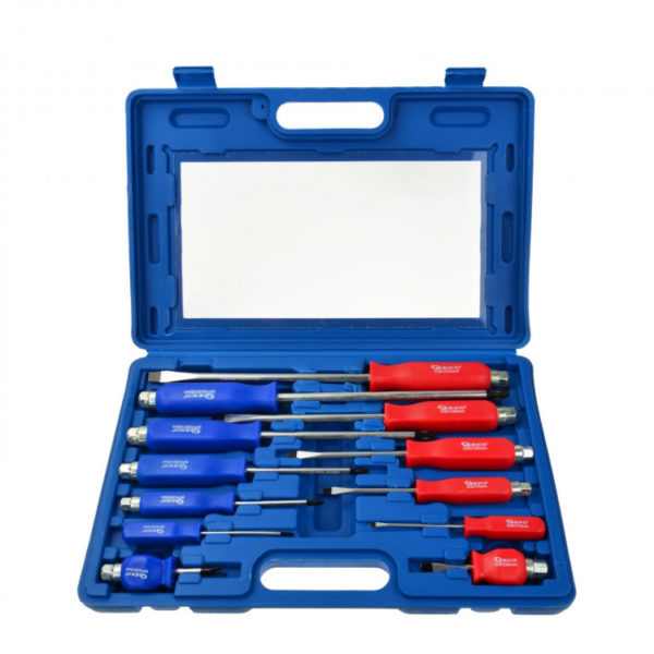 GEKO Csavarhúzó üthető 12 részes CRV dobozban [ G30585 ]