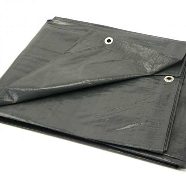 GEKO Takaróponyva 4x5m vastag szürke 120gr [ G70521 ]