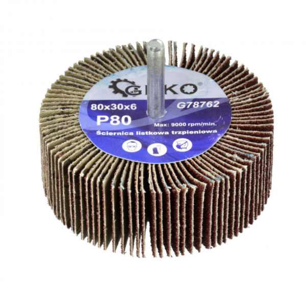 GEKO Csapos lamellás csiszoló 80x30X6 P80 [ G78762 ]