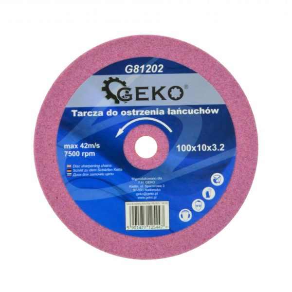 GEKO Köszörűkő 100x10x3.2 láncélező géphez korong [ G81202 ]