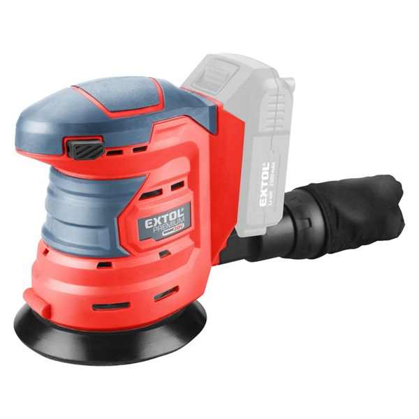EXTOL PREMIUM  akkus rotációs (excentrikus) csiszoló