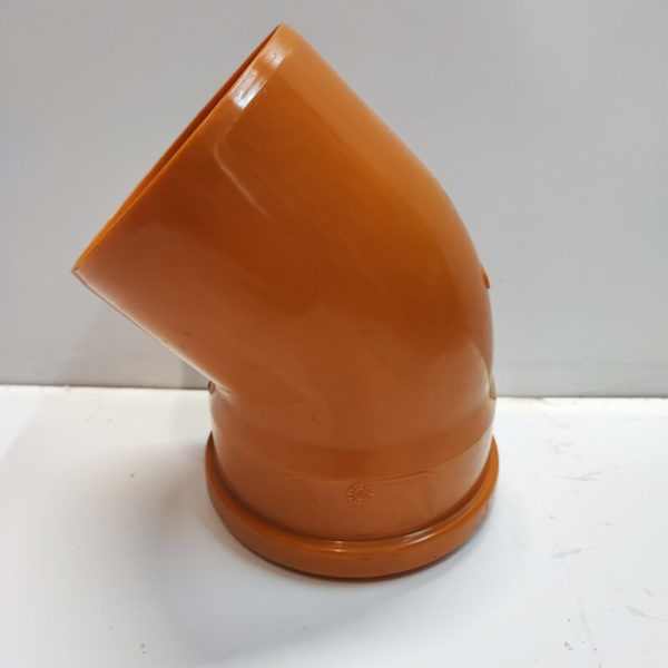 CSAT PVC csatorna ívidom D125/45° KGB (NARANCSSÁRGA) [ CSAT03-25KGB12545 ]