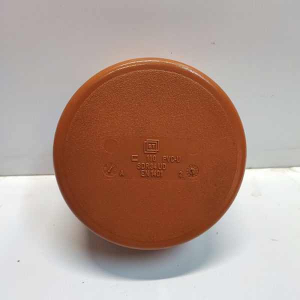 CSAT PVC csatorna kupak D110 KGK (NARANCSSÁRGA) [ 52-101 ]