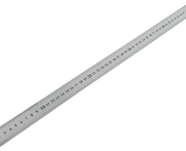 EXTOL vonalzó, 100 × 3 cm, rozsdamentes acél; mindkét oldalán mm-es beosztás [ 461 ]