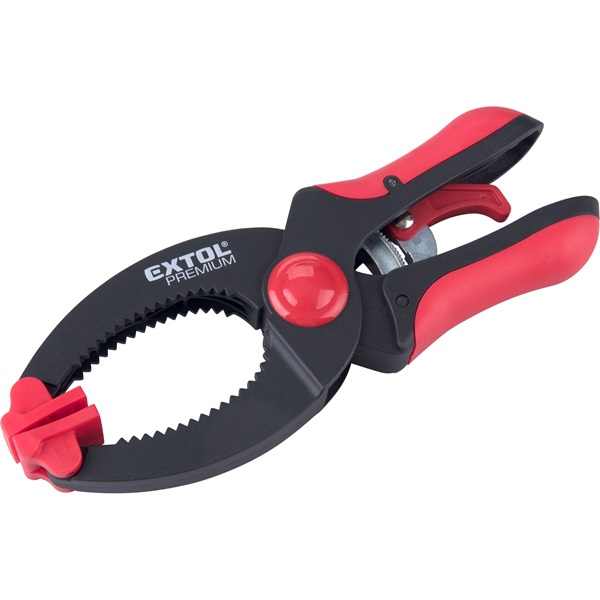 EXTOL PREMIUM asztalos szorító, műanyag, racsnis, 244×75mm [ 8815433 ]