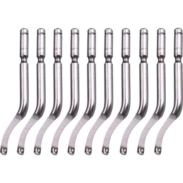 EXTOL PREMIUM tartalék sorjátlanító penge klt. 10 db,  HSS [ 8803682 ]