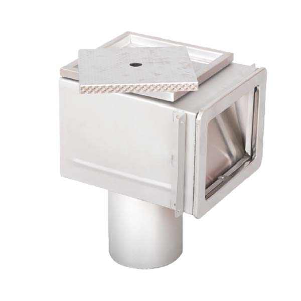 LEPSOD Szkimmer Inox betonos -S- AISI 316 KM2" [ AQ012230 ]