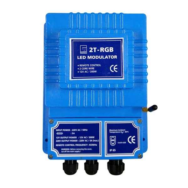 GEMAS LED vezérlő távirányítóval, transzformátor 200W [ AQ020012 ]