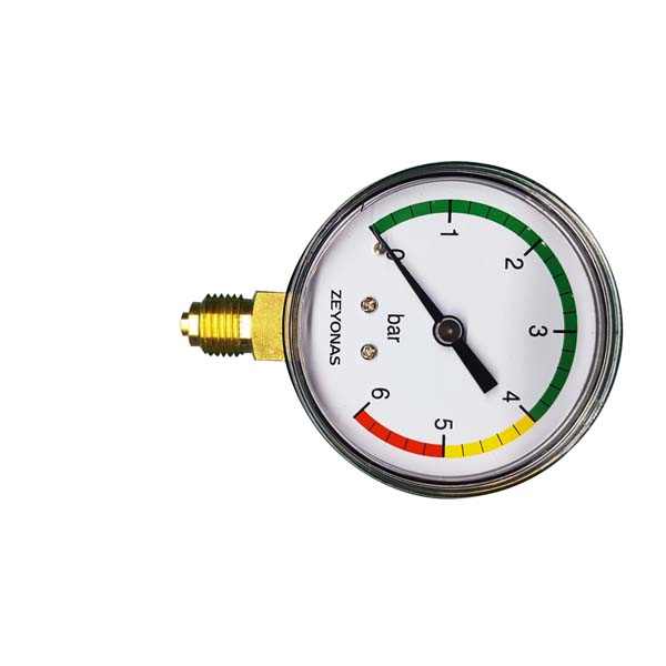 EMAUX Glicerines inox nyomásmérő radiális csatlakozás [ AQ032503 ]