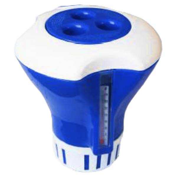 SPLASH Úszó vegyszeradagoló, Navy Blue hőmérővel [ AQ140620 ]