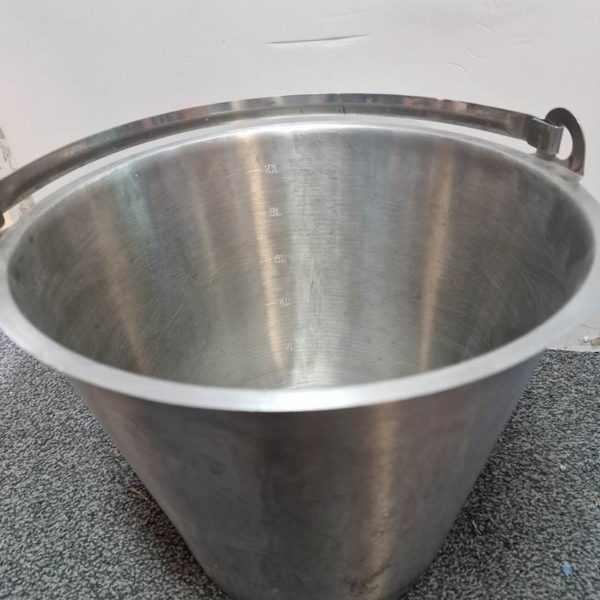 INOX Mércés Vödör 10 Literes rozsdamentes [ MercesVodorINOX10L ]